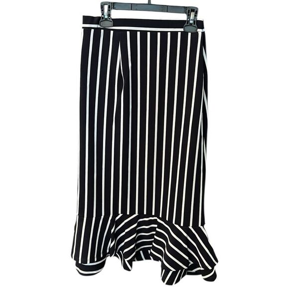 Cato Dresses & Skirts - New w/o Tags! Navy and White Striped Ruffle Skirt - Size 22/24 W - Cato